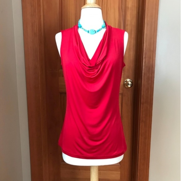 Vintage waterfall neckline top - Picture 3 of 6